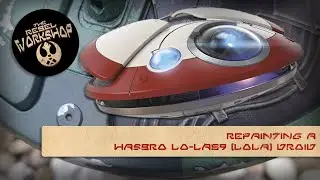Repainting a Hasbro LO-LA59 (Lola) Droid