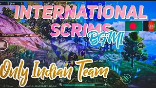 THE ONLY INDIANS IN INTERNATIONAL SCRIMS | 16 KILLS | T1 BGMI | PUBG MOBILE |BD AF