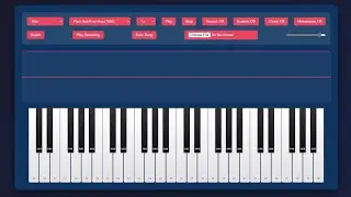 Advance Piano, Musical Instrument Using HTML CSS and JavaScript Step by step from scratch