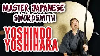 Japanese Sword Master Yoshindo Yoshihara 🇯🇵 at his Workshop in Tokyo