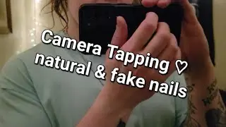 ASMR | 10 minutes of camera tapping/scratching | no talking 🤫 | part 1