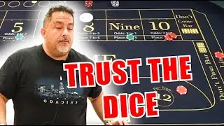 🔥TRUST THE DICE🔥 30 Roll Craps Challenge - WIN BIG or BUST #312