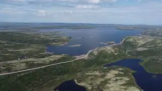 Бескрайние тундры Кольского полуострова