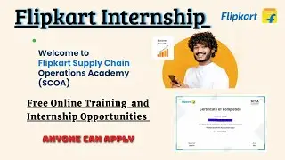 Flipkart Launched 4 Free Online Certification Training  45 Days Internship  with Training