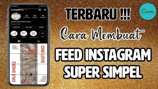 TERBARU ,Cara Membuat Feed Instagram Super Simpel di Canva ||  Cocok untuk Online shop