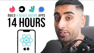 React Native Crash Course for Beginners - Build 4 Apps in 14 Hours (Redux, Tailwind + More) [2023]