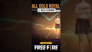 Free fire all gold Royale bundles || 