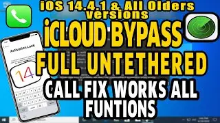 iCloud Bypass Call FIX Restart FIX✅ MEID Device Supports iOS 14.4.1 iPhone 6 To X/XR/XS/11/12