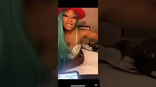 MEGAN STALLION (GETTING NASTY ON BED ) FEELING WET 💦