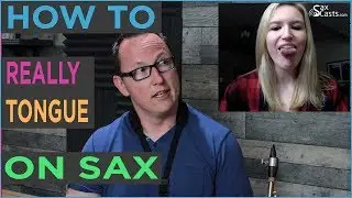 How to REALLY Tongue on Saxophone - Sax Technique Lesson