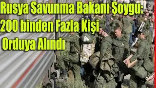 Rusya Savunma Bakanı Şoygu: 200 binden Fazla Kişi Orduya Alındı #haberler #sondakika #ukrainewar