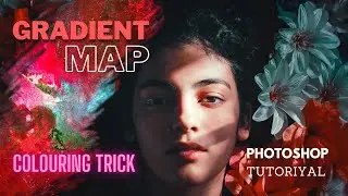 Color grading in Photoshop malayalam tutoriyal using gradient map | Super trick for Beginers.