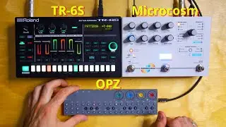 Spontaneous Live House Jam // TR-6S - OPZ - Microcosm