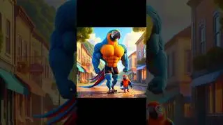 Father and Son #ai #animals #shorts
