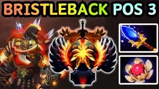 🔥 NEW PATCH 7.40 BRISTLEBACK OFFLANE TOO TANKY TO KILL | DOTA 2 GAMEPLAY 🔥