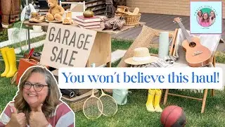 I Filled My Hulken Bag at This Yard Sale! Flipping Deals & Saving Treasure