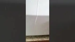 Washer, electrolux 427, water dripping, no running, down the front