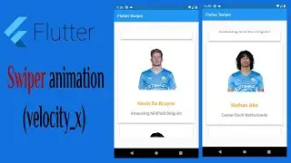 27- Flutter Swiper animation (velocity_x)
