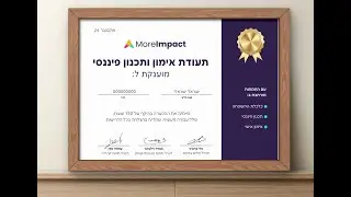 וובינר מבוא: כיצד להפוך למאמן ומתכנן פיננסי מוביל ולהשפיע על חייהם של אלפי משפחות בישראל