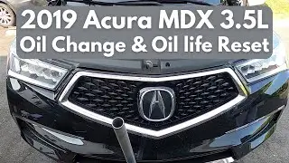 2014-2020 Acura MDX Oil Change & Oil Life Reset