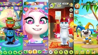My Talking Tom 2 Vs My Talking Angela Vs My Talking Tom Vs My talking Angela 2 Vs My talking Hank |