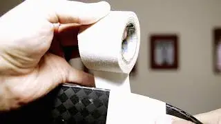 How to tape your hockey stick - fully tape toe