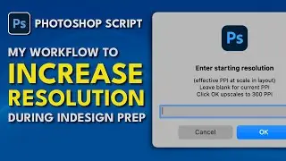 Photoshop Script Increase Resolution