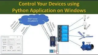 Control Devices Using NodeMCU and Python Application Over Internet