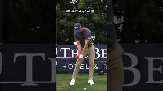 How to stop hitting behind the golf ball (Slow Motion) #golfswing
