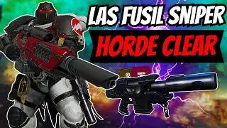 Las Fusil Sniper Horde Clear Build NEVER Runs Out of Ammo in Space Marine 2 Patch 12
