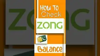 How To Check Zong SIM Balance