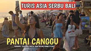 Asian tourists invade Bali | Canggu Beach, Bali