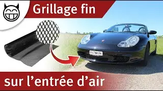 🛠 Put a thin Bumper Grille Mesh – DIY Boxster 986 [English subtitles]