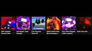 Ranking every skibidi toilet rp game (That I could find + All of the games are in desc)