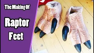 //The Making Of #20// Raptor Feet Paws /Fursuit Tutorial/
