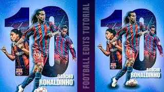 Como fazer Arte de Jogador de Futebol pelo celular - Flyer Texto Número Personalizado | PicsArt app