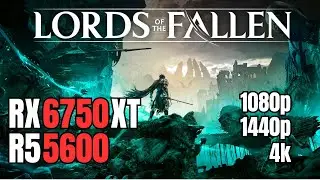 DISAPPOINTING test of the RX 6750 XT + RYZEN 5600 | 1080p | 1440p | 4k | Lords of the Fallen