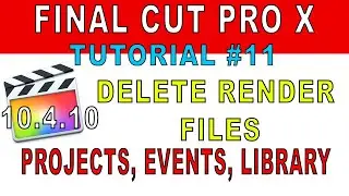 FCPX Tutorial #11 | How to Delete Render Files? | Hindi Tutorial | Final Cut Pro 10.4.10 |