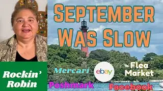 September was SO slow on eBay #whatsoldonebay #ebayresellers #ebayflipper #RockinRobin