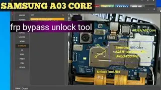 Samsung A03 Core (SM-A032F), Remove Google Account, Bypass FRP. UnlockTool.