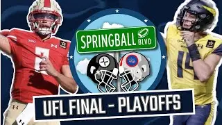 UFL FINAL | Playoff Highlights & Takeaways | Springball Boulevard