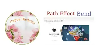 Inkscape Youtube Tutorial. Inkscape  1.0 Tutorials. Inkscape Path Effect Bend. Path Effect Series.