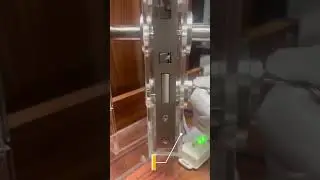 The Switch will show the mortise how to work---Automatic locking Mortise