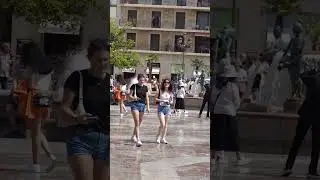 European Women Visiting Valencia, Spain June 1st