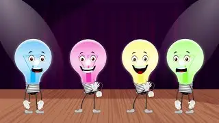 Animación de Foco Multicolor