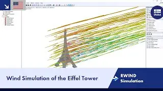 RWIND Simulation | Wind Simulation of the Eiffel Tower