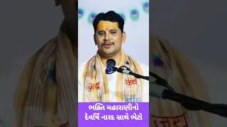 ભક્તિ મહારાણીનો દેવર્ષિ નારદ સાથે ભેટો || BhaveshDada