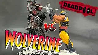 I Sculpted DEADPOOL VS. WOLVERINE (EXTREMELY ACCURATE SCALE)