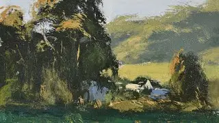Look for large shapes in your paintings