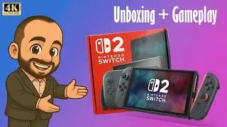 It's finally here! Nintendo Switch 2 Unboxing & First Gameplay